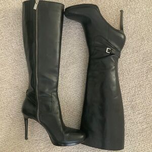 Michael Kors Black Leather Boots